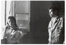 Valentina Scalici e Enrico Lo Verso in "Il ladro di bambini", regia di Gianni Amelio, 1992