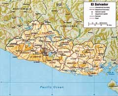 Una carta del Salvador. La Repubblica dell'America Centrale, chiese ed ottenne, nel 1991, l'intervento dell'ONU per porre fine ad annosi contrasti politici. Alla missione partecipò anche l'Italia.