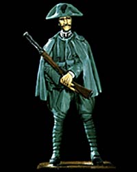 1915-18 - Carabiniere a piedi in uniforme da guerra - Figurino dipinto da Vittorio Lucchetti
