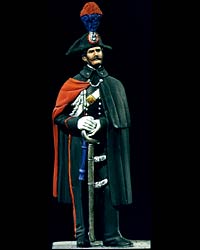 1997 - Carabiniere in grande uniforme speciale con mantello