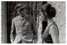 Franco Nero e Claudia Cardinale in "Il Giorno della Civetta", regia di Damiano Damiani, 1968