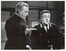 Vittorio De Sica e Totò in "I due Marescialli", regia di Sergio Corbucci, 1961