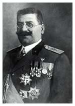 Generale di C.A. Enrico Asinari di San Marzano, Presidente onorario della "Federazione Nazionale del Carabiniere Reale" nel 1928.