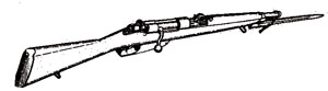 Disegno del moschetto da truppe speciali mod. 1891