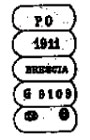Dettagli della punzonatura del moschetto da truppe speciali mod. 1891