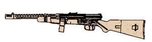 Disegno del moschetto automatico Beretta 38