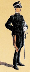 A. Degai, 'Maggiore in uniforme ordinaria con giubba da campagna' (1904)