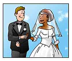 Un cittadino italiano sposa una donna straniera