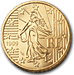 Moneta francese da 50 centesimi di Euro