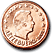 Moneta lussemburghese da 1 centesimo di Euro